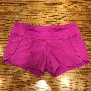 Pink Lululemon Shorts